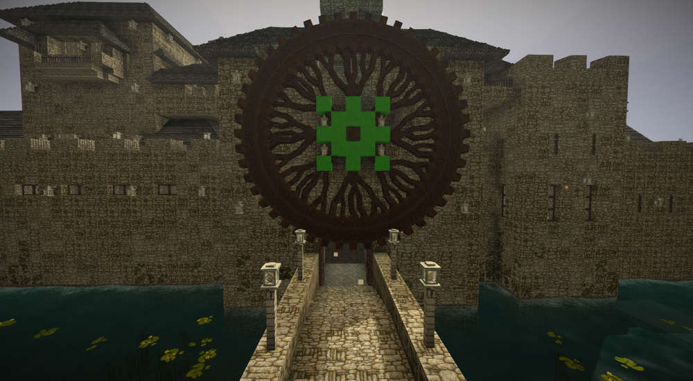 Leafy Cog over Main Gate