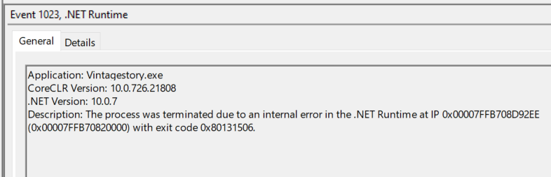NET10.0.7Crash2.png.2c431db198268aa4b9ef4a3320c5b87c.png